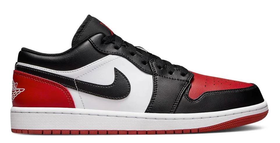 Jordan 1 Low Bred Toe 2.0 (553558 161)